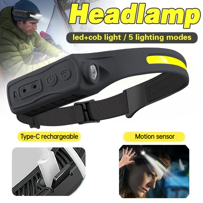 Led Headlight Bulbs - كشافات أمامية بمستشعر COB LED قوية