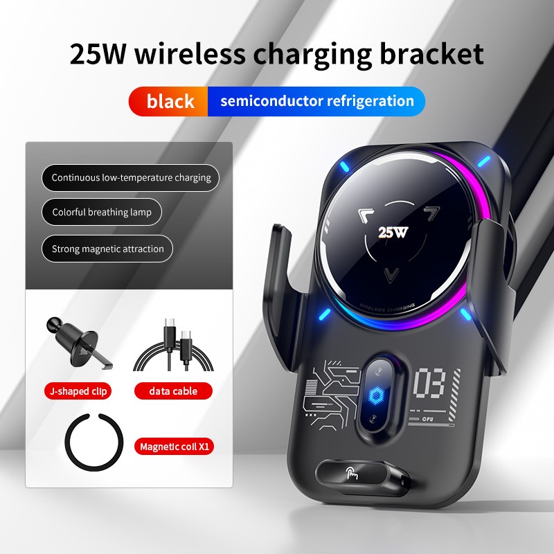 Wireless Car Charger - جهاز جديد للسيارة: شاحن لاسلكي 25