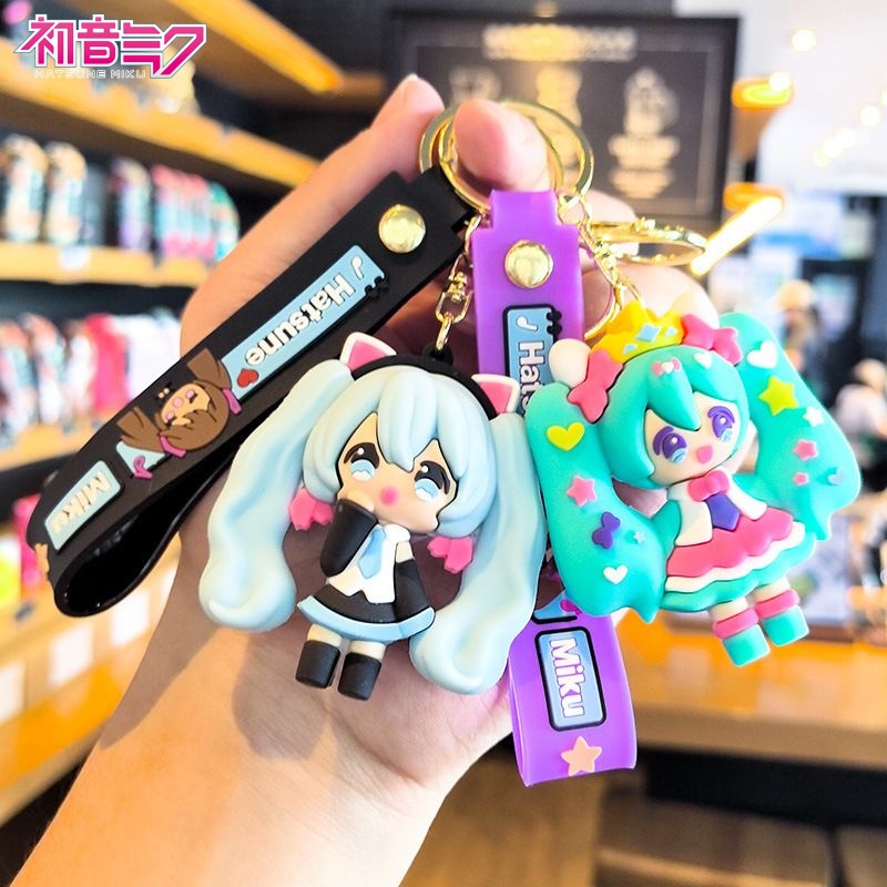 Car Accessories Japanese - ميدالية مفاتيح هاتسوني ميكو، دمية أنمي
