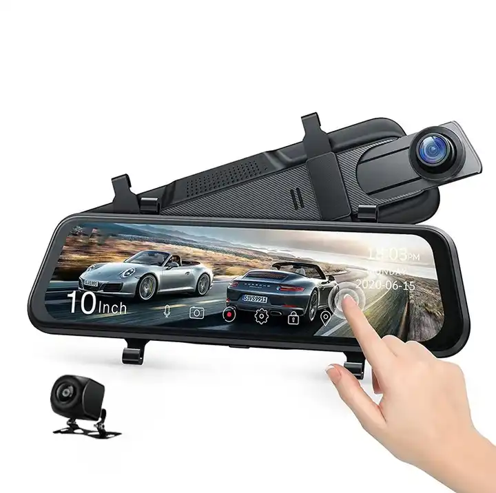 Rear Camera For Car - كاميرا مرآة للسيارة 10 بوصات مع
