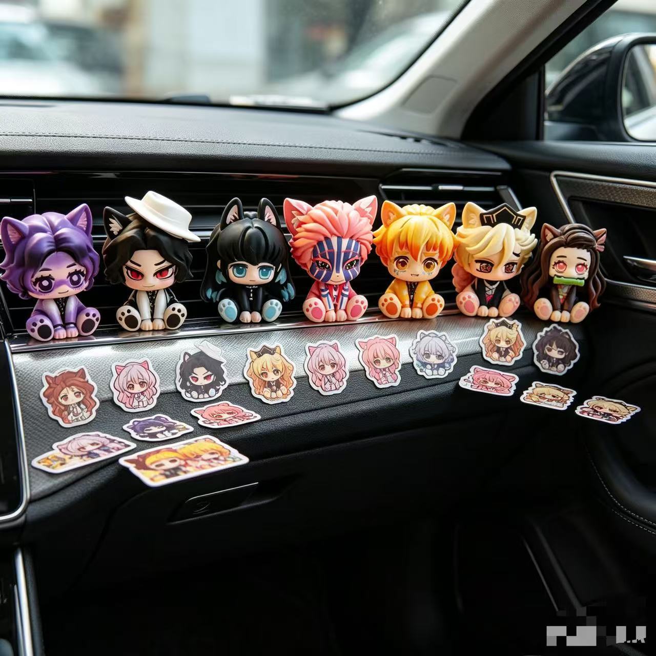 Car Accessories Etsy - تمثال صغير لشخصية قاتل الشياطين، زينة