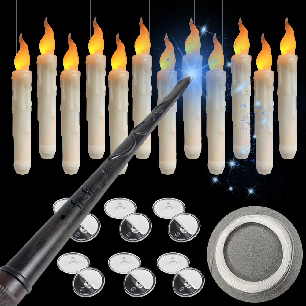 Led Headlight Bulbs - شموع عاجية اللون بدون لهب مع