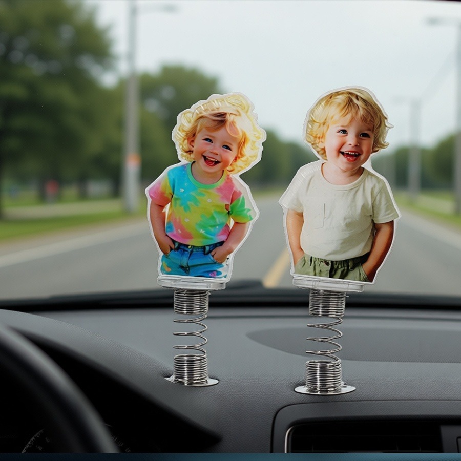 Car Accessories Etsy - زينة صور أكريليك مخصصة | زينة