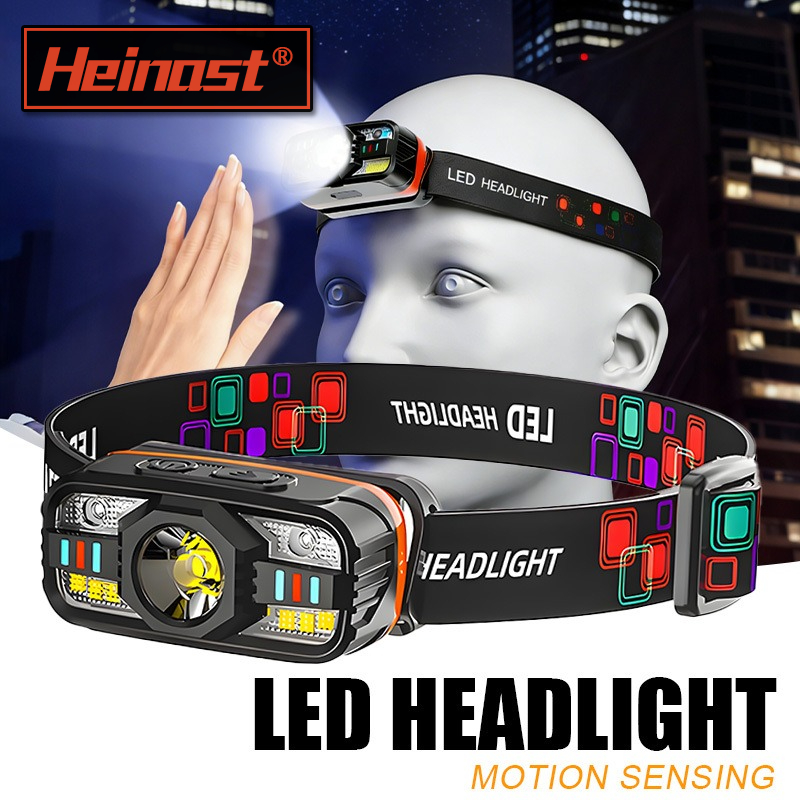Led Headlight Bulbs - مصباح رأس LED قابل لإعادة الشحن