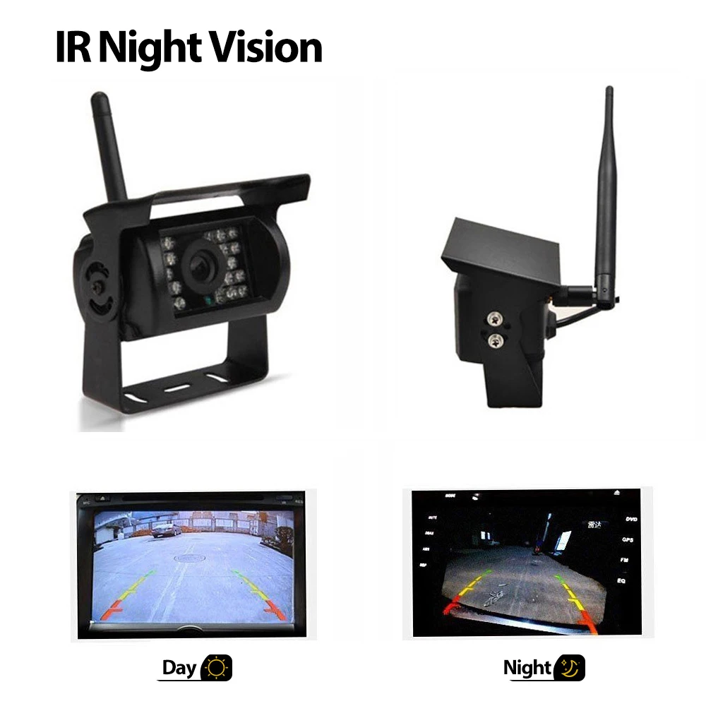 Rear Camera For Car - كاميرا لاسلكية للرؤية الخلفية عالية الدقة