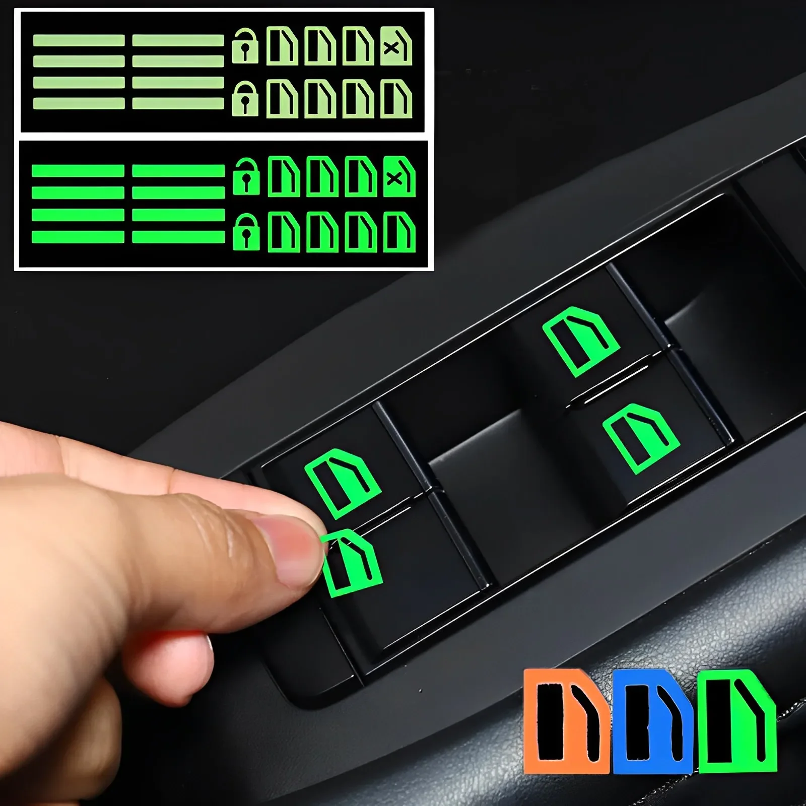 18 قطعة من ملصقات أزرار التحكم - مراجعة Car Accessories Inside وسعره