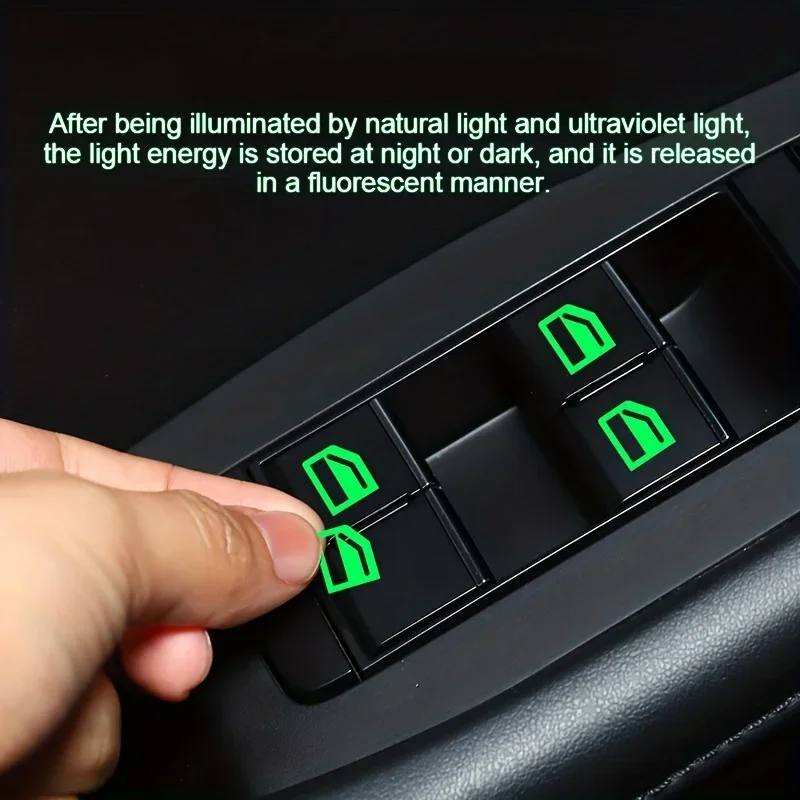مجموعة واحدة من ملصقات أزرار ا - مراجعة Car Accessories Inside وسعره