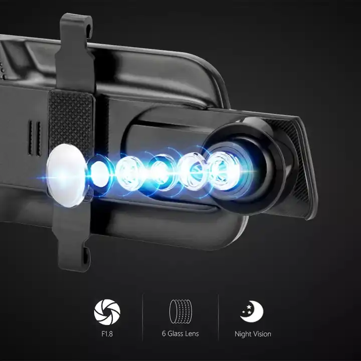 كاميرا مرآة للسيارة 10 بوصات م - مراجعة Rear Camera For Car وسعره