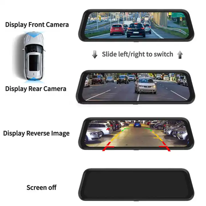 كاميرا مرآة للسيارة 10 بوصات م - مراجعة Rear Camera For Car وسعره
