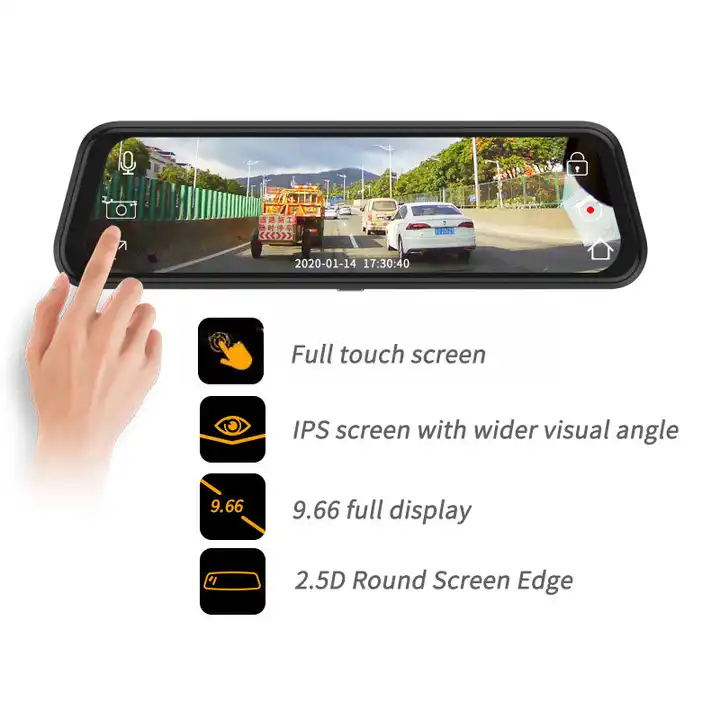 كاميرا مرآة للسيارة 10 بوصات م - مراجعة Rear Camera For Car وسعره