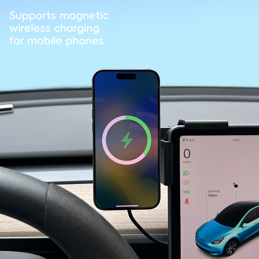 حامل هاتف للسيارة مع شاحن لاسل - مراجعة Wireless Car Charger وسعره