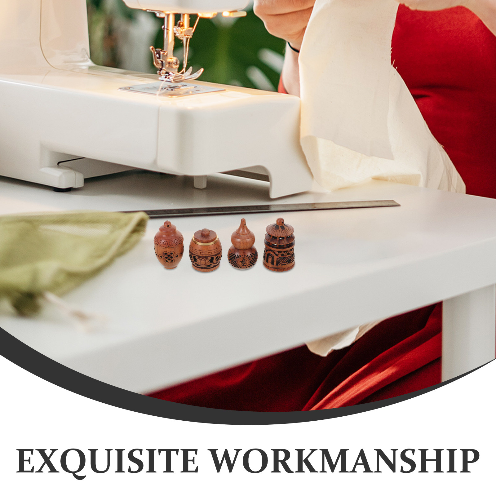 4 قطع قلادات خشبية منحوتة مجوف - مراجعة Car Fragrance Diffuser وسعره