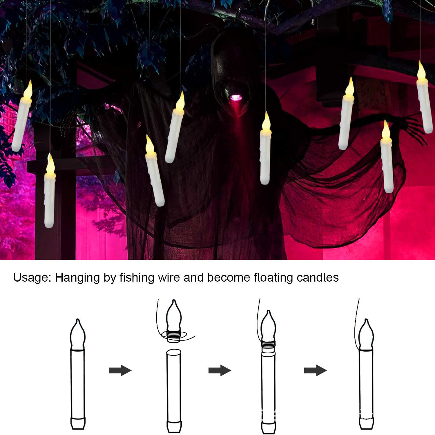شموع عاجية اللون بدون لهب مع ج - مراجعة Led Headlight Bulbs وسعره