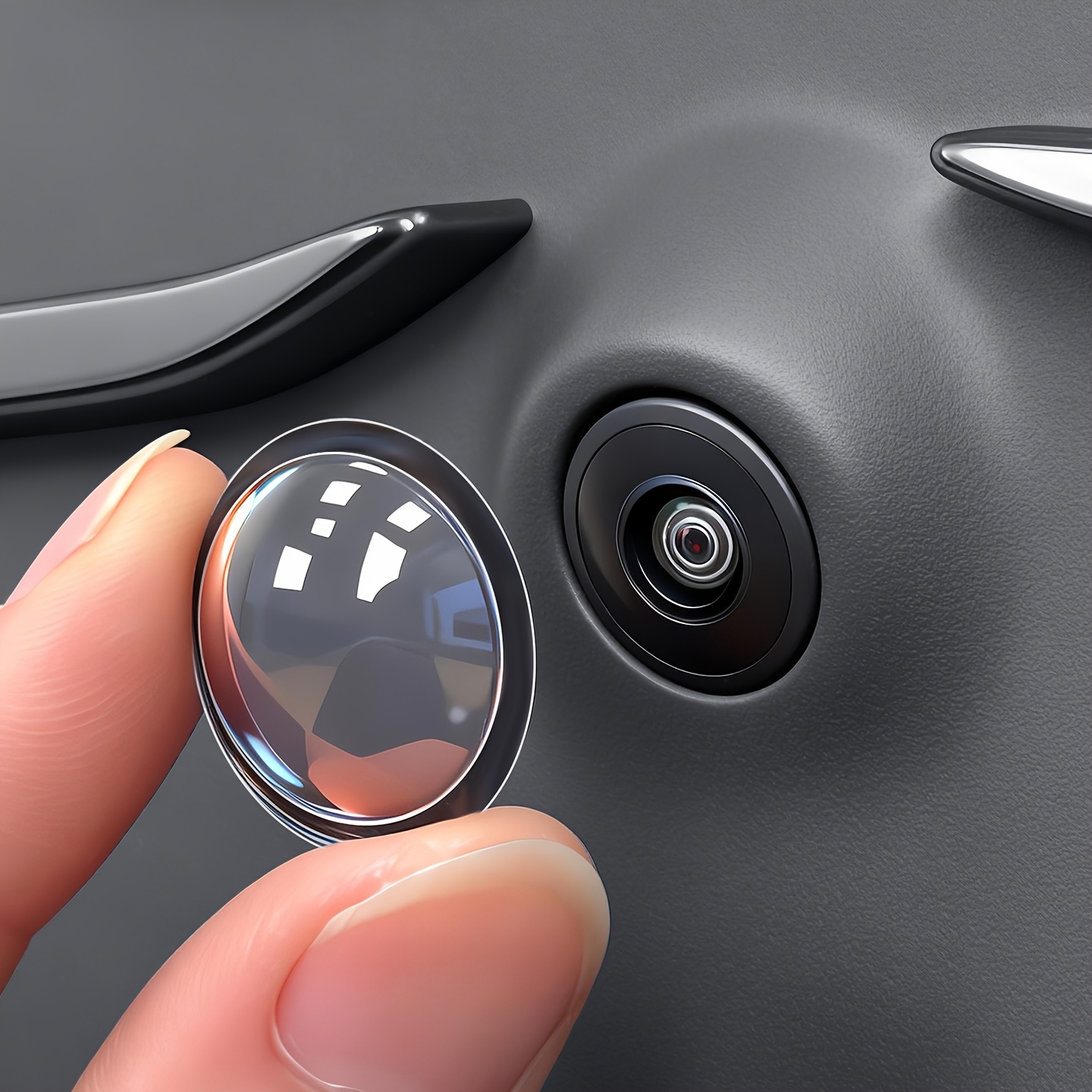 قطعتان من واقي عدسة كاميرا الر - مراجعة Rear Camera For Car وسعره
