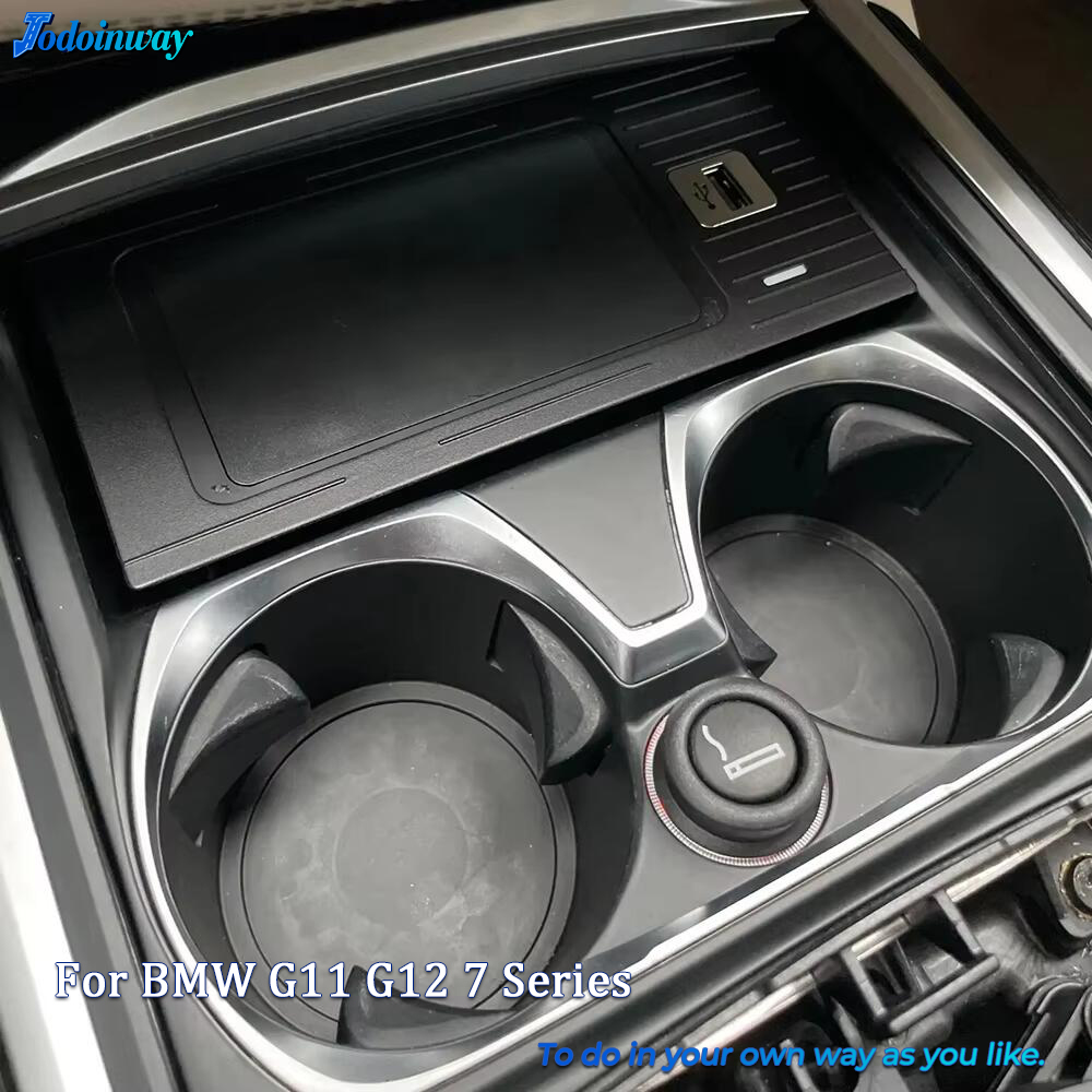 شاحن لاسلكي لسيارات BMW G11 G1 - مراجعة Wireless Car Charger وسعره
