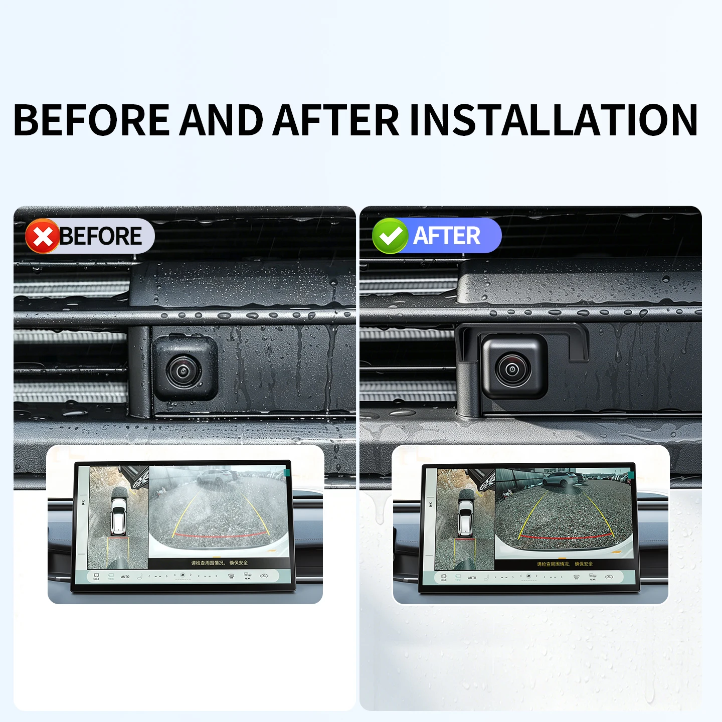 غطاء واقي من المطر لكاميرا الس - مراجعة Rear Camera For Car وسعره