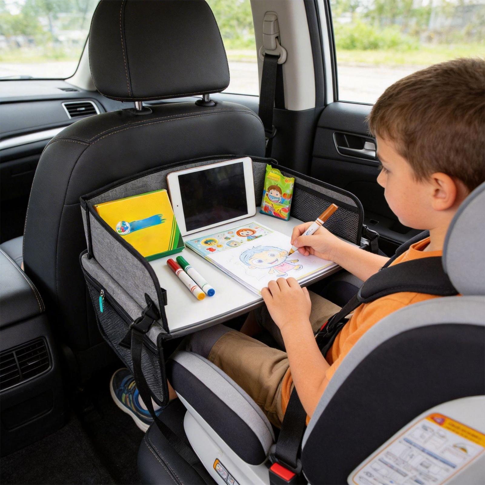 طاولة سفر للأطفال قابلة للطي م - مراجعة Car Seat Organizer وسعره